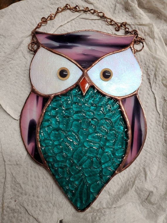 Stained Glass OWL Suncatcher Stained Glass OWL Suncatcher