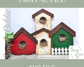 Estantería Birdhouse Trio para corte por láser