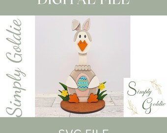 Easter Goose Outfit - SVG for laser cutting