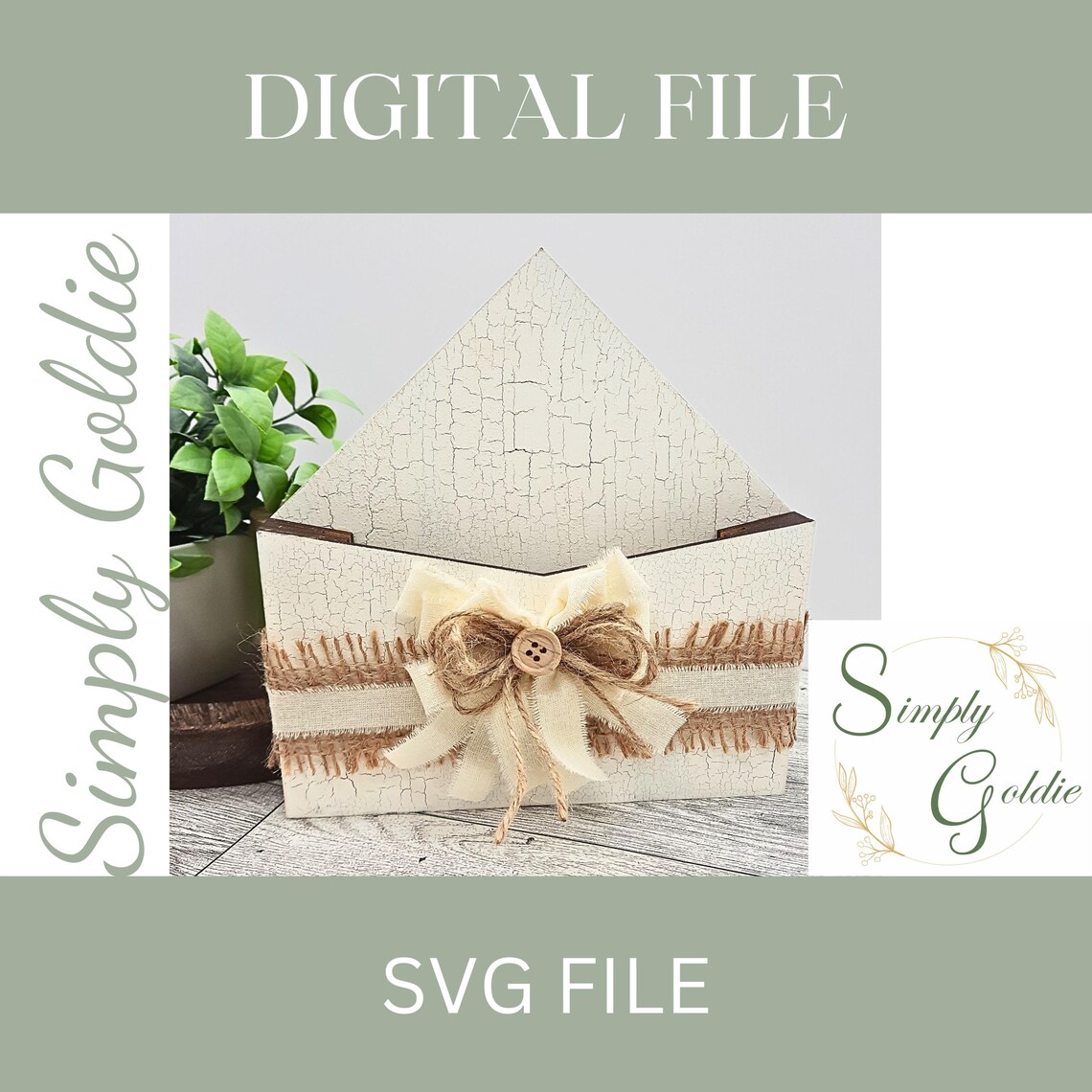 Interchangeable Envelope SVG- Envelope ONLY - Etsy