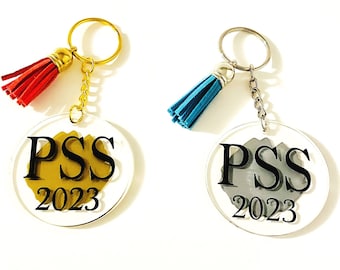 PSS Gift Idea, Keychain, Personalized Keychains, Pioneer School Gift, Key Ring, Personalized Gifts, PSS Gift Ideas, Pioneer Gift Ideas