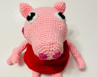 Amigurumi Peppa & George Pig, Crochet Peppa Pig, Peppa Pig Stuffed Toy, Peppa Pig, George Pig, Peppa and George, Amigurumi,