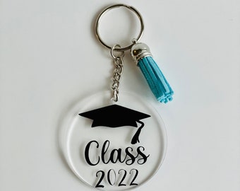 Keychain, Personalized Keychains, Graduate, Graduation Gift, Grad Gift, Keychain with Tassel, Graduation Ideas,