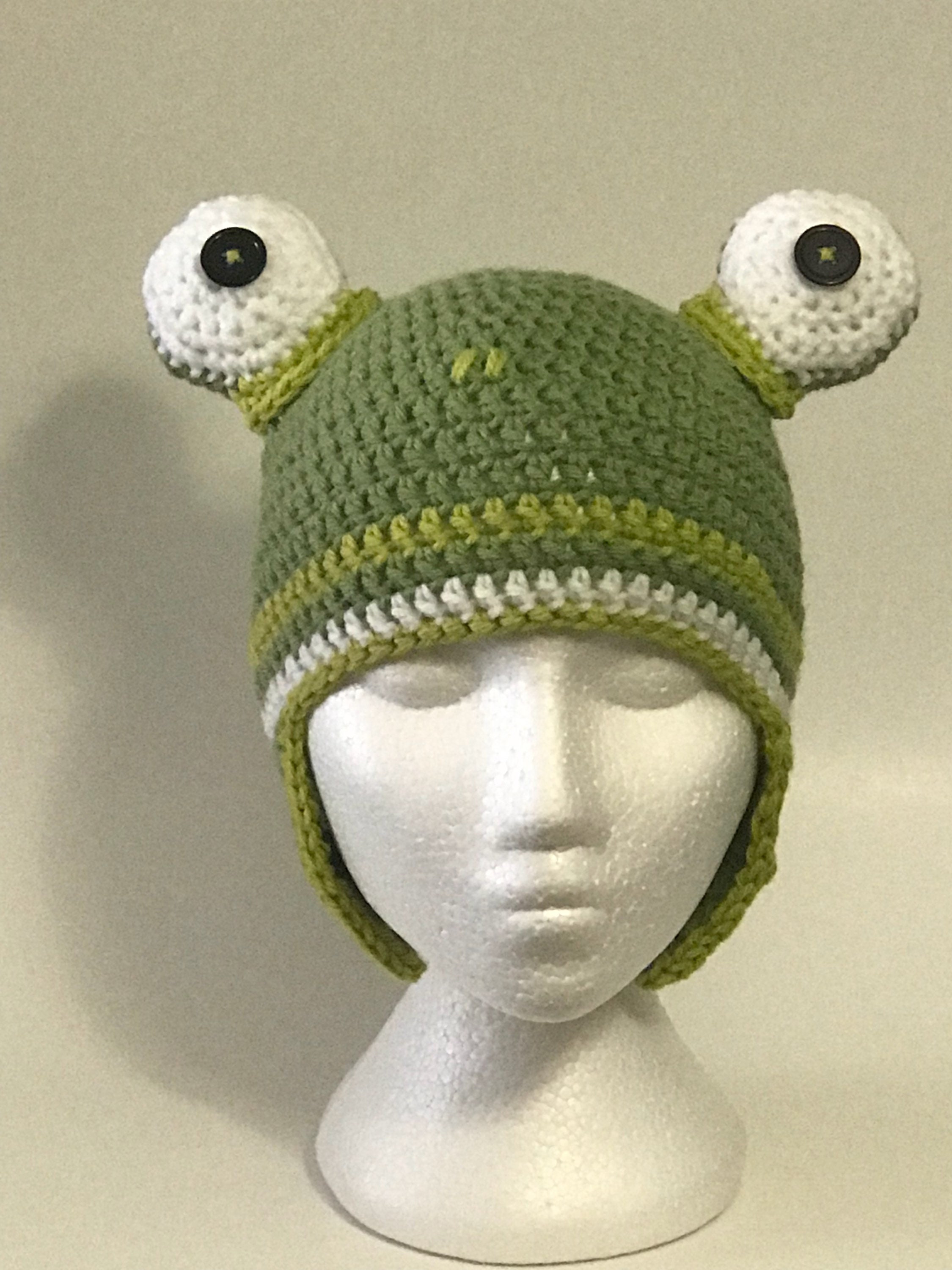 Caleb's Frog Hat Which Was Inspired 