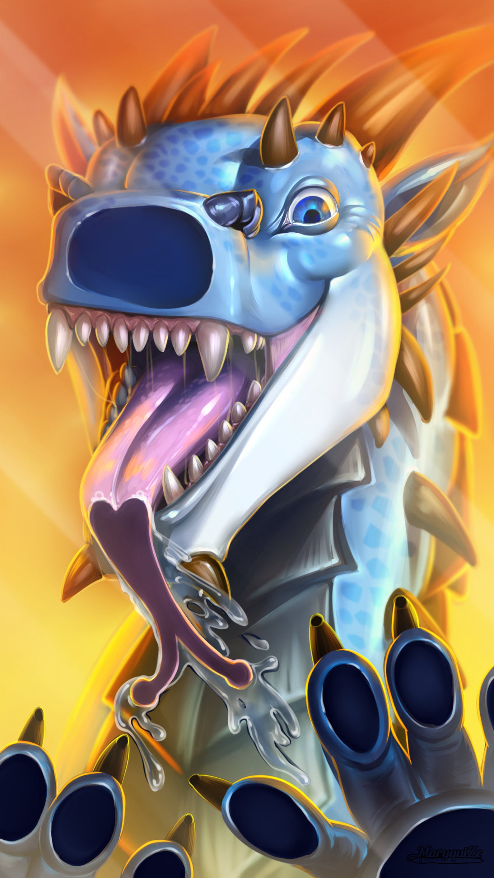 Furry Phone Desktop Wallpaper | Etsy