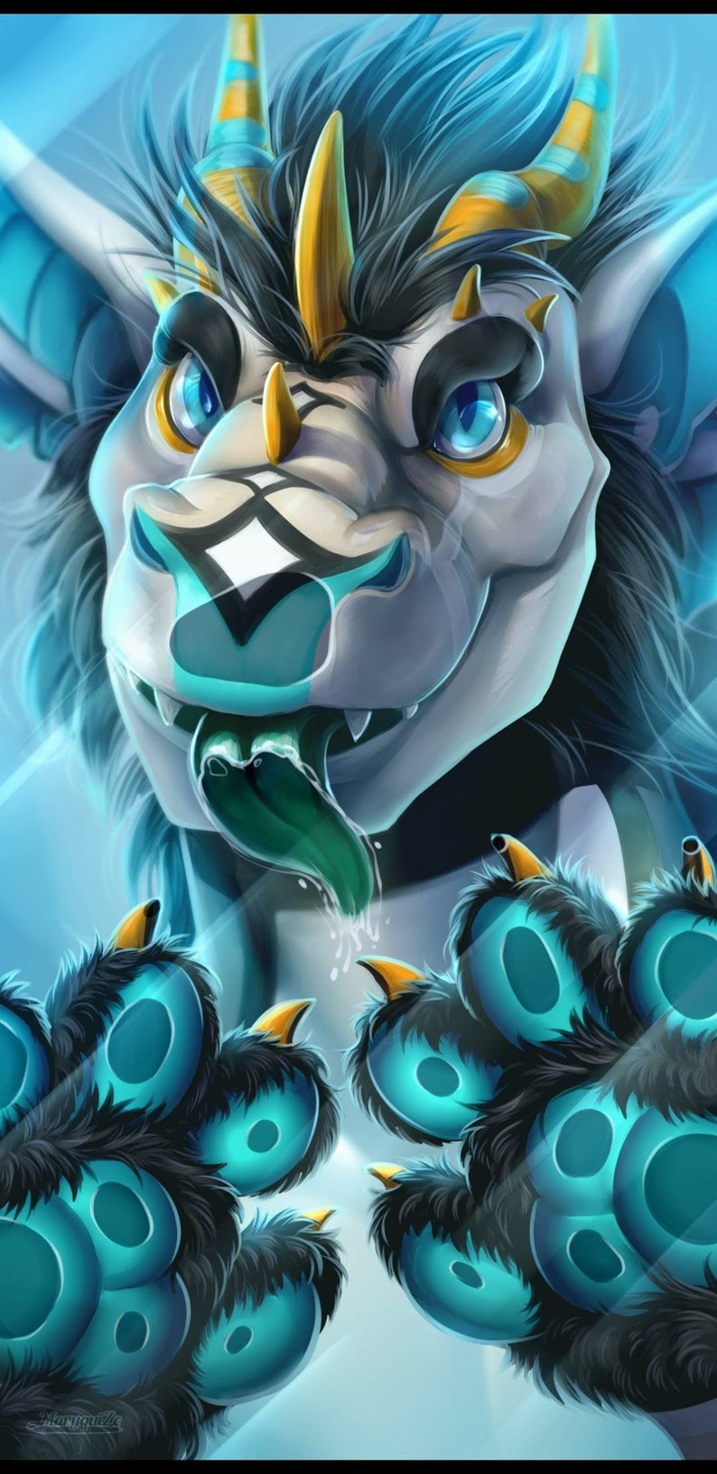 Furry Phone Desktop Wallpaper - Etsy