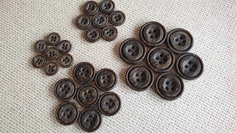 1116 17.8mm 28L Brown wood EFFECT