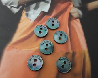 burberry blazer buttons