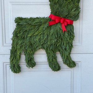 French Bulldog Holiday Door Wreath image 2