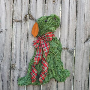 Puppy dog fresh greenery holiday wreath image 1