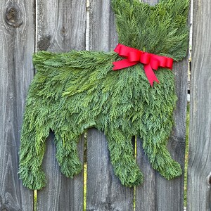 French Bulldog Holiday Door Wreath image 3