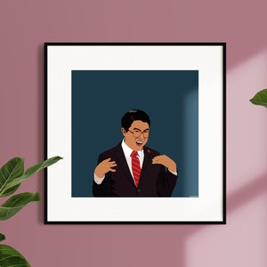 Bowen Yang Trade Daddy Saturday Night Live SNL Wall Art Print Digital Download Gallery Wall