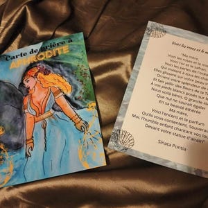 Cartes de prières - Aphrodite