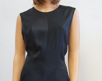 Moschino dress, black Cheap & Chic pencil dress, Moschino Cheap Chic vintage midi dress,X large size XXL