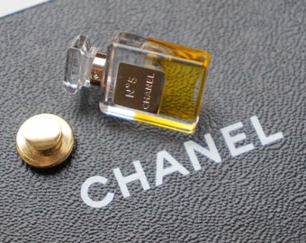 Chanel brooch ,Chanel bottle , Chanel pin brooch, vintage , jewelry, chanel brooch box, rare pin bottle chanel