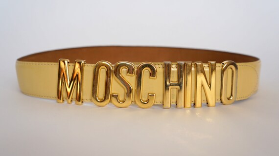 moschino redwall belt
