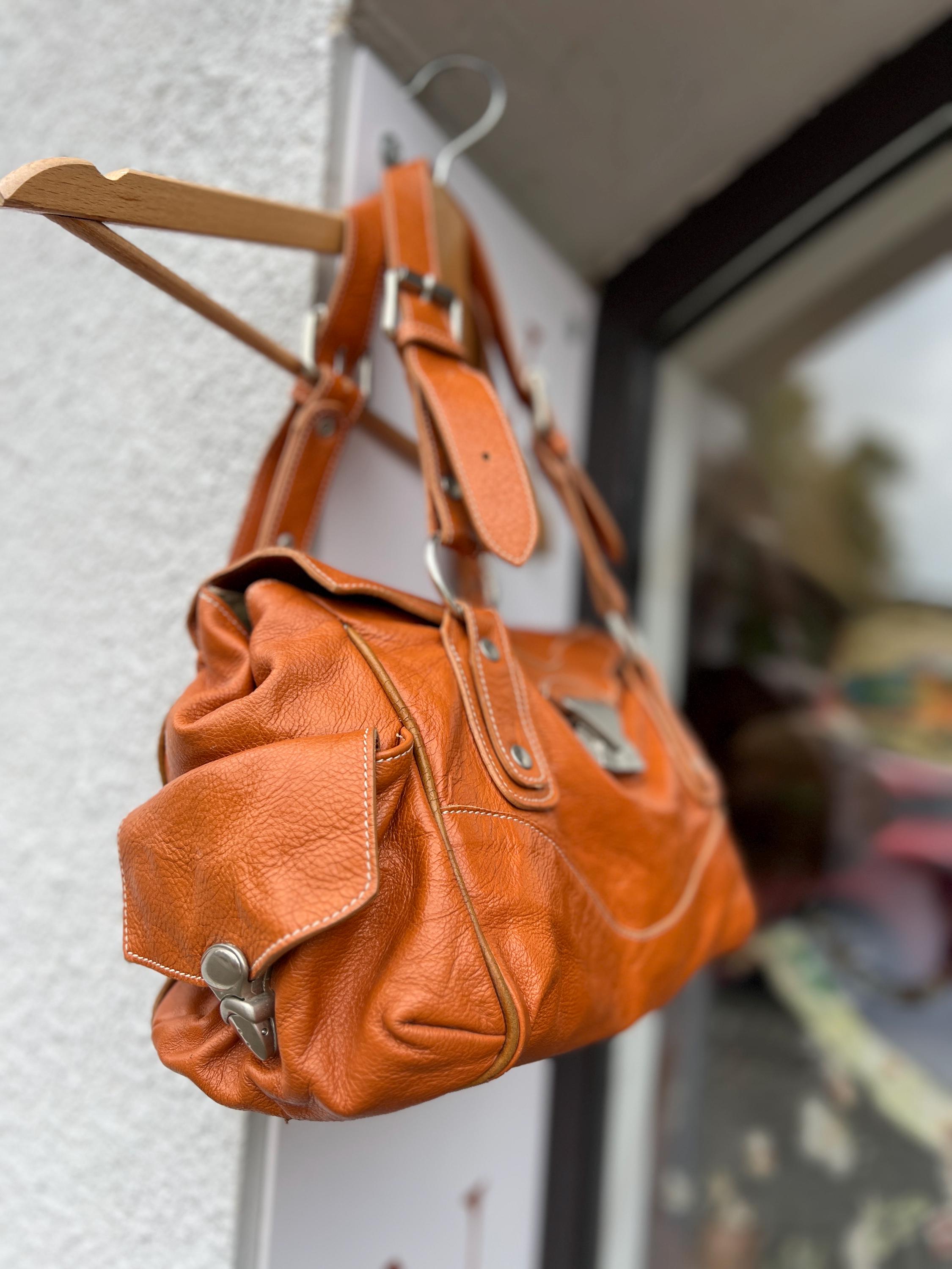 バッグ 90s archive EMPORIO ARMANI Leather Bag 1990s Emporio Armani leather holster cargo vest/bag