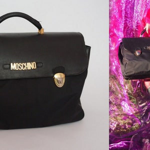 Moschino Briefcase Etsy