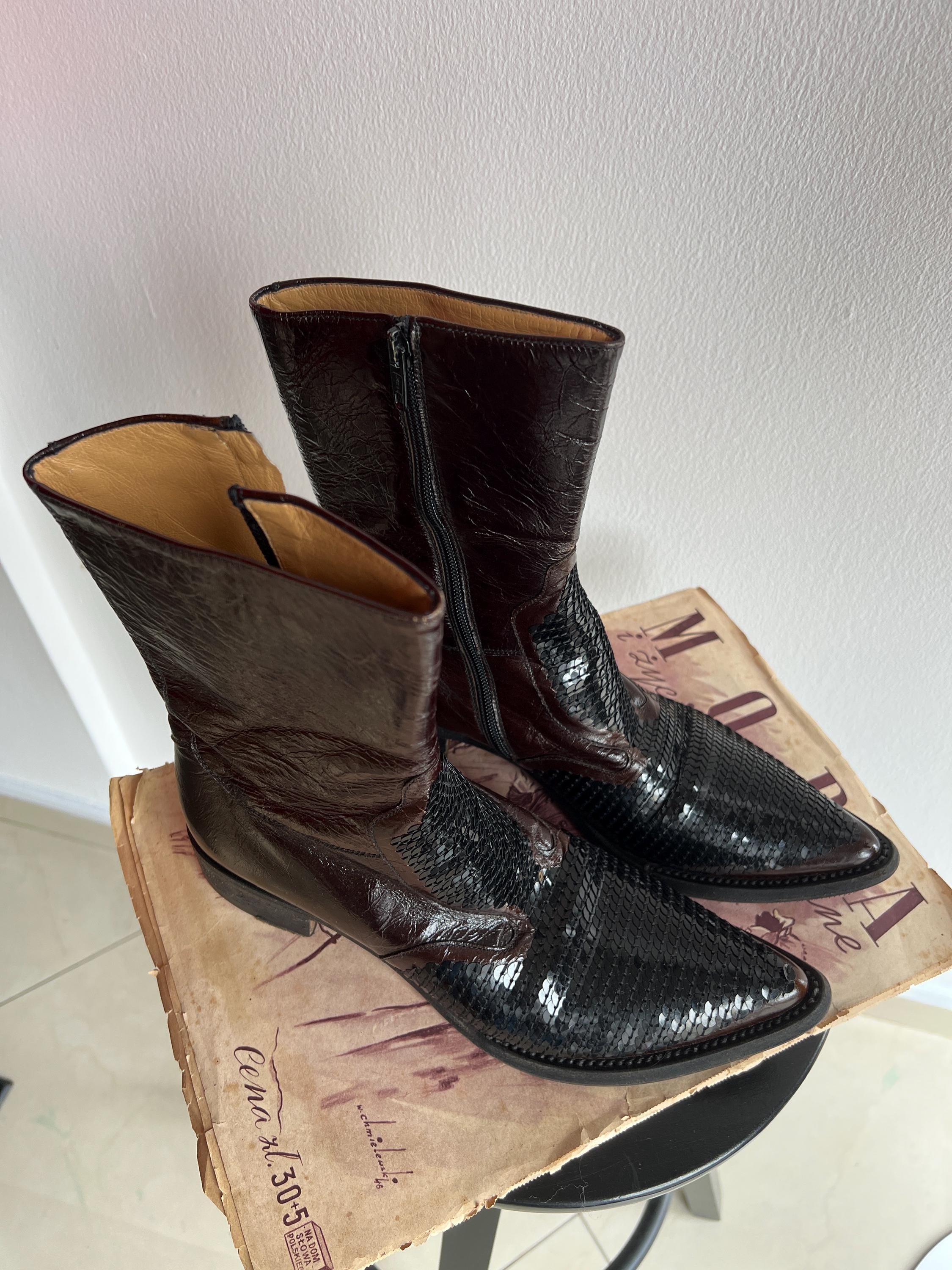 靴 Gianni Barbato Western Boots 42 Gianni Barbato Gold Snakeskin Cowboy Boots sz 38 | eBay