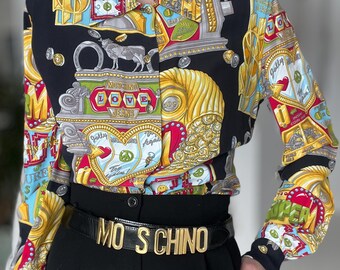 Vintage Moschino Jeans sweatshirt men's L (On tag XXL) | eBay