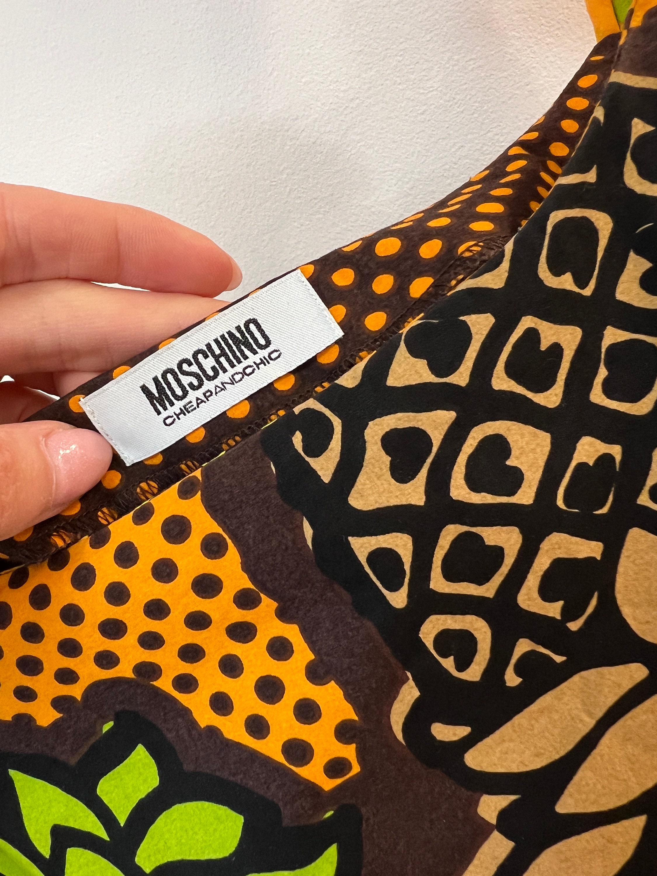Moschino Cheap Chic Cotton Pineapple 100% Cotton, Medium