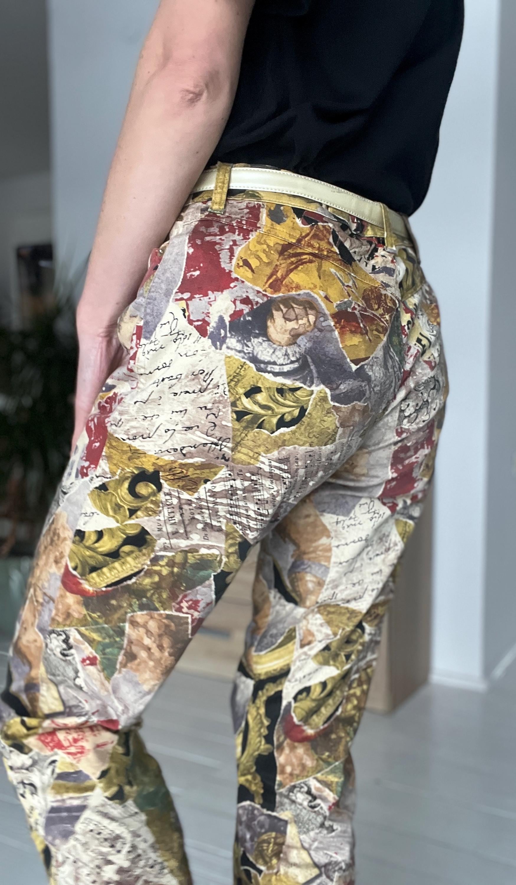 90s Y2K MOSCHINO JEANS デザイン フレアパンツ N870 90s Y2K MOSCHINO JEANS デザイン フレアパンツ N870 90s Y2K