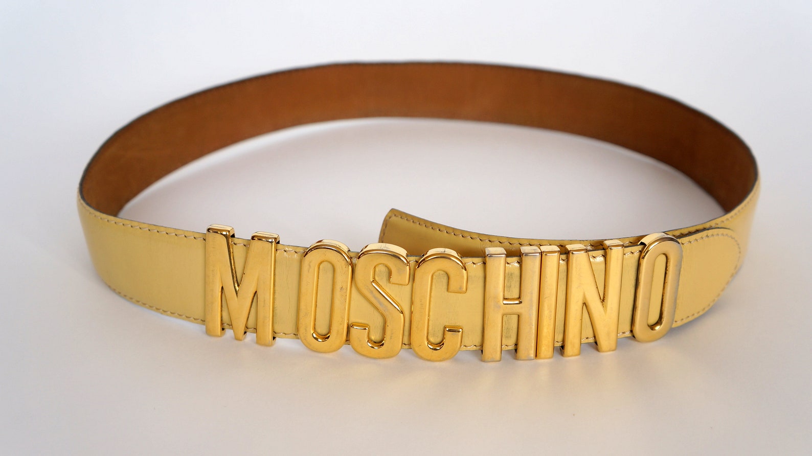 Vintage Moschino belt letters Redwall gift for her leather | Etsy
