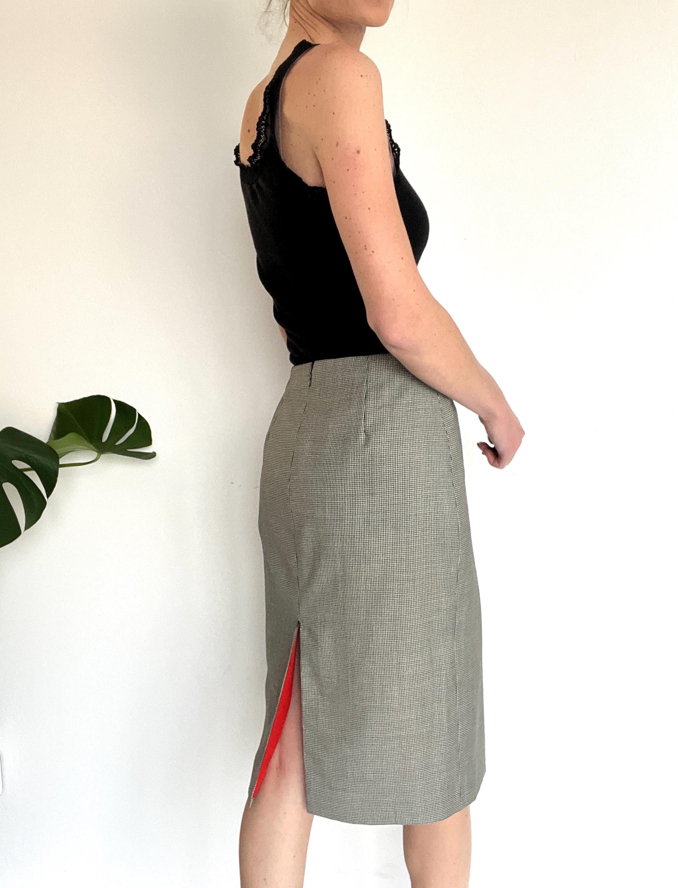 Vintage Gianni Versace Couture Houndstooth Suit: Wool Jacket