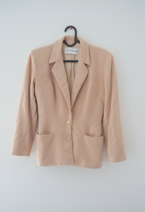 Mugler cashmere jacket,Thierry Mugler jacket, blaz