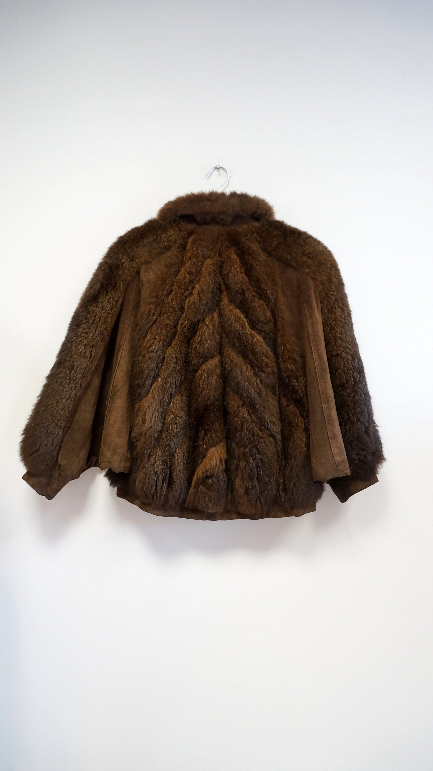 Materassi Winter Fur Jacket Vintage Leather Fur Coat Jacket - Etsy Israel