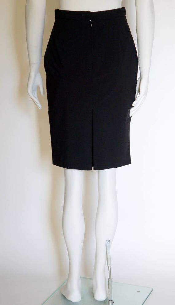 Vintage Moschino Skirt Black Pencil Cheap Chic Vintage Classic - Etsy  Ireland