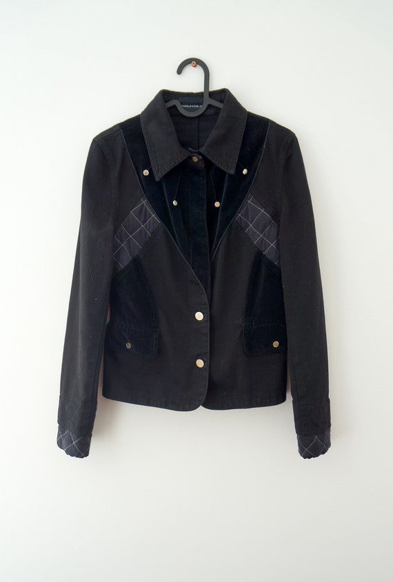 Mugler blazer,Thierry Mugler jacket vintage,silk v