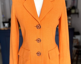 Moschino question mark fur jacket, iconic rare 1994 faux fur