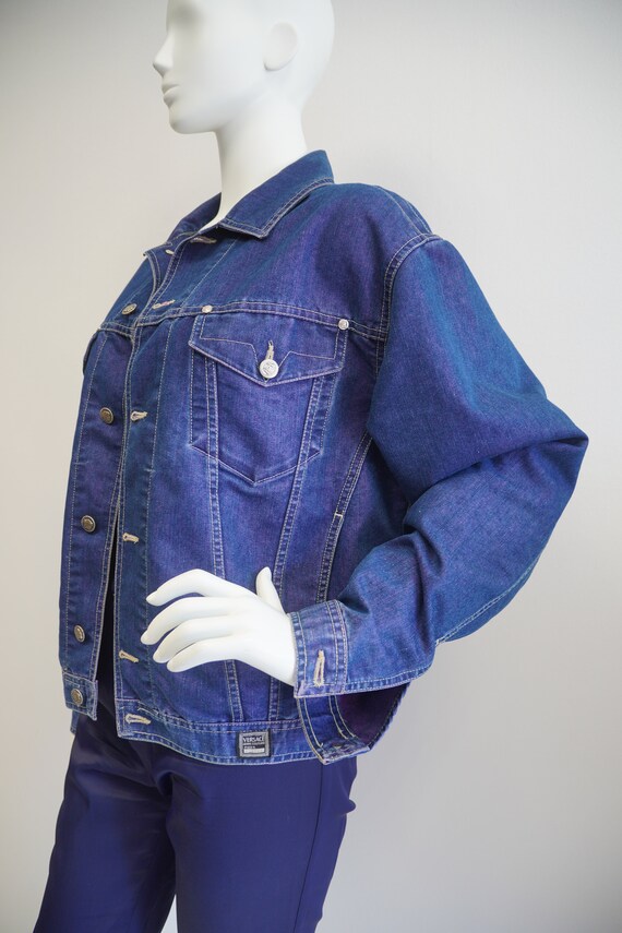 Versace denim jacket jeans vintage Versace Jeans … - image 6