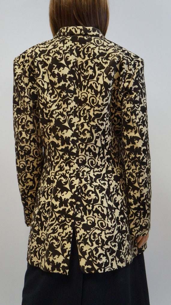 Baroque print shop blazer
