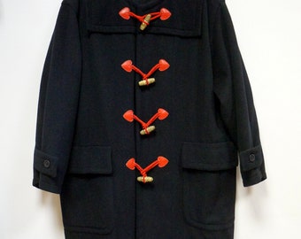 Moschino Cheap & Chic Wool Coat – Vintage Hearts Duffle Jacket