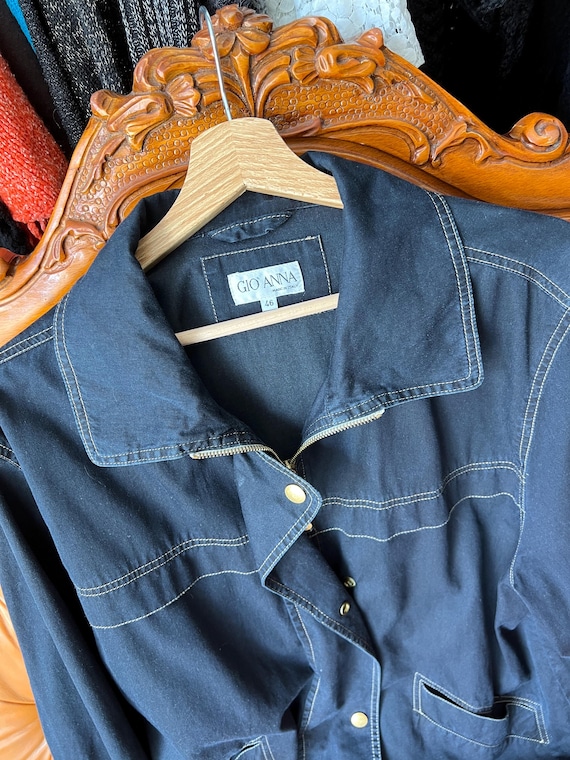 ジャケット・アウター vintage made in ITALY jacket V Made in Italy Vintage Faux Leather Jacket - Men's XL V