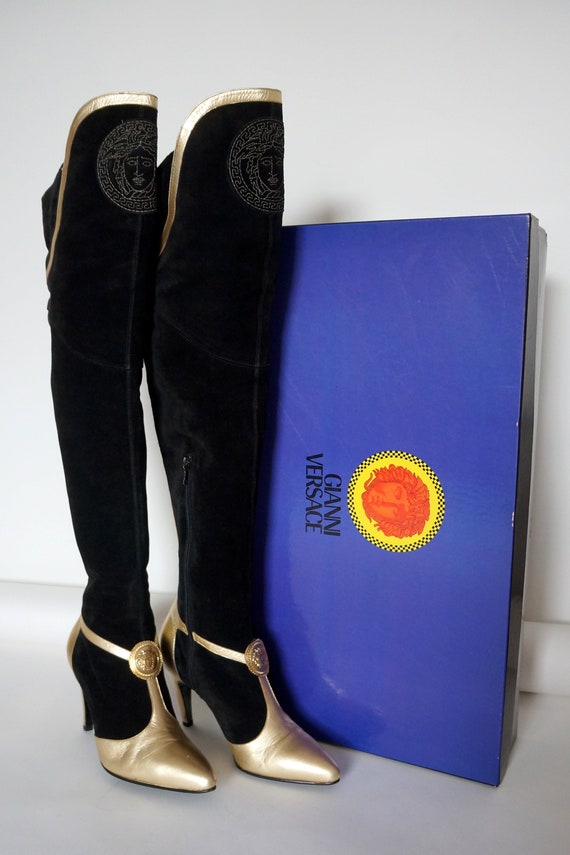 vintage versace boots