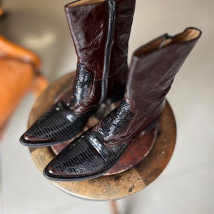Gianni barbato ブーツ　41 エナメルレザー Gianni barbato ブーツ 41 エナメルレザー