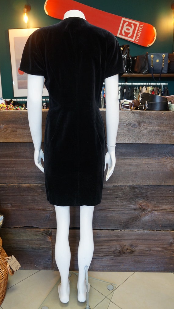 Versace dress, Gianni Versace Sera dress, velvet … - image 10