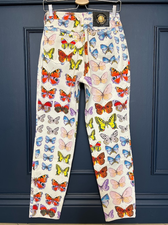パンツ Versace archive jeanse Rare Versace Butterfly Jeans – Vintage 1995 Signature Denim