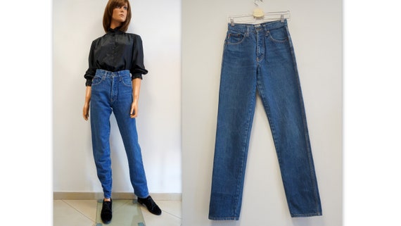 Moschino Jeans denim trousers, vintage blue jeans… - image 1