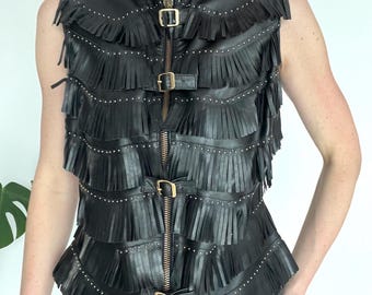 90s versace spangle vest 70s サイケデリック 古着 90s versace spangle vest 70s サイケデリック 古着
