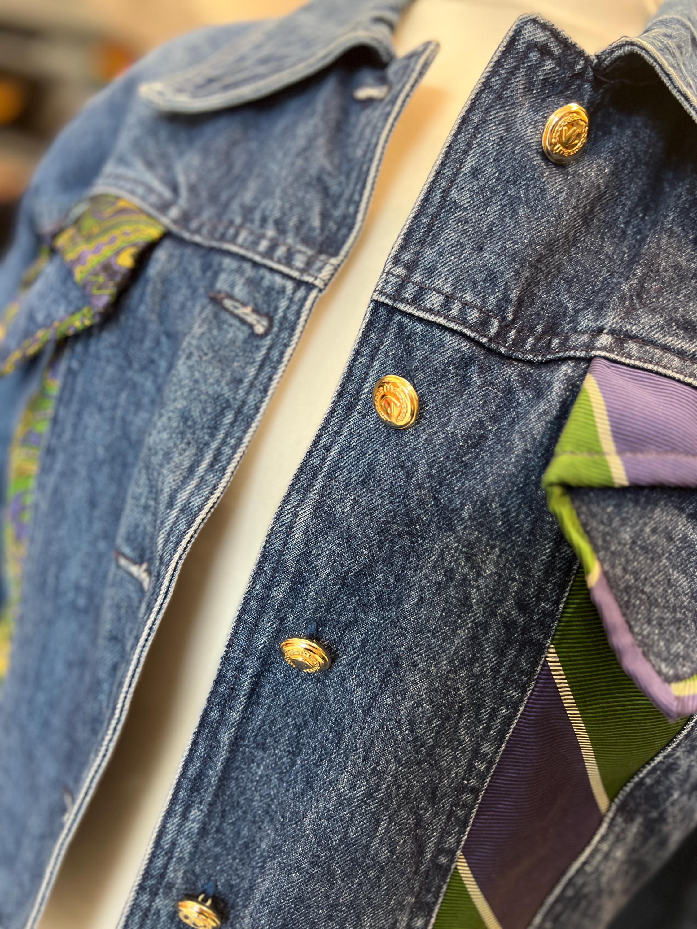 ヴィンテージ モスキーノ デニムジャケット – 90年代 キルティング