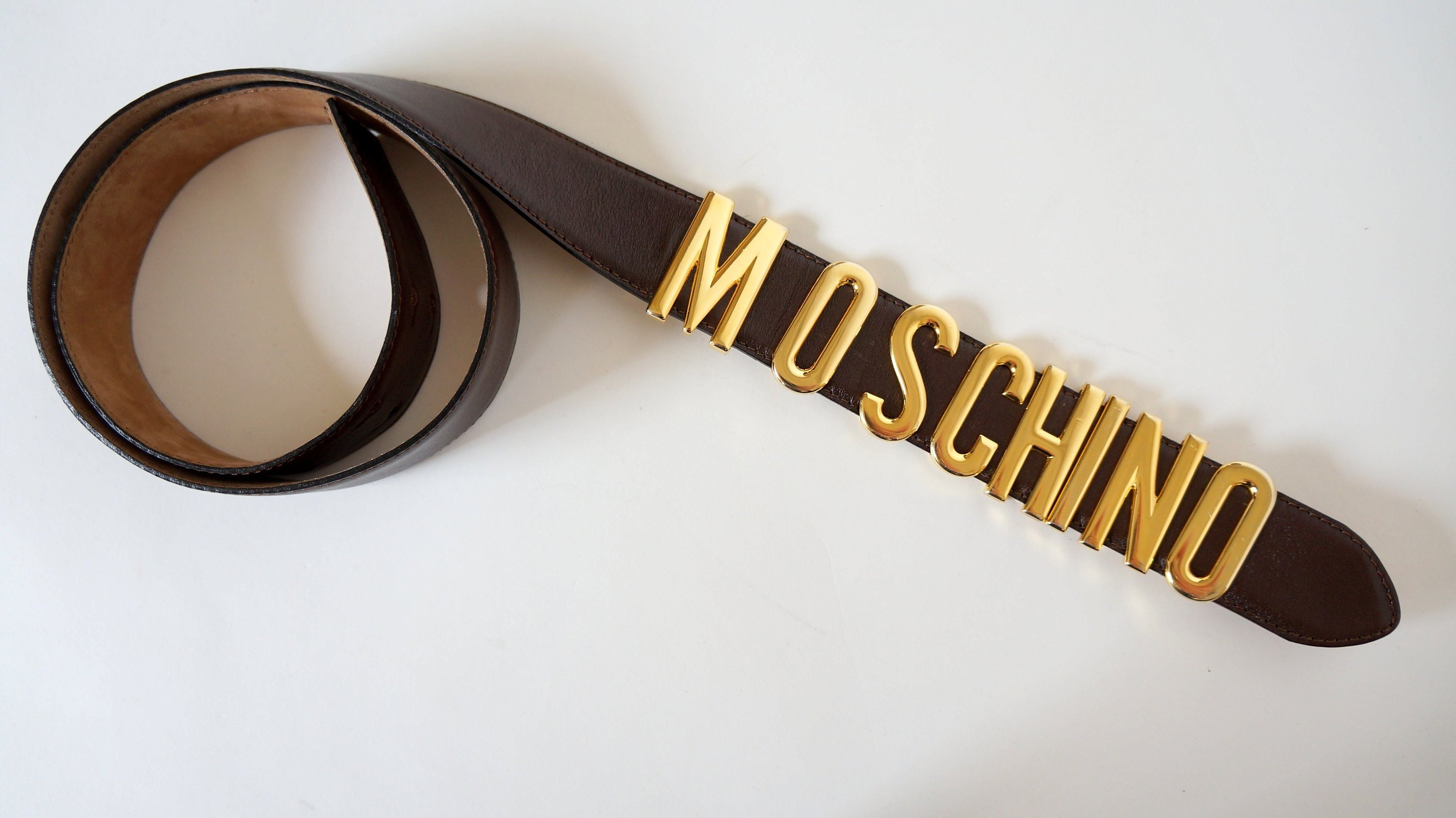 moschino jeans belt