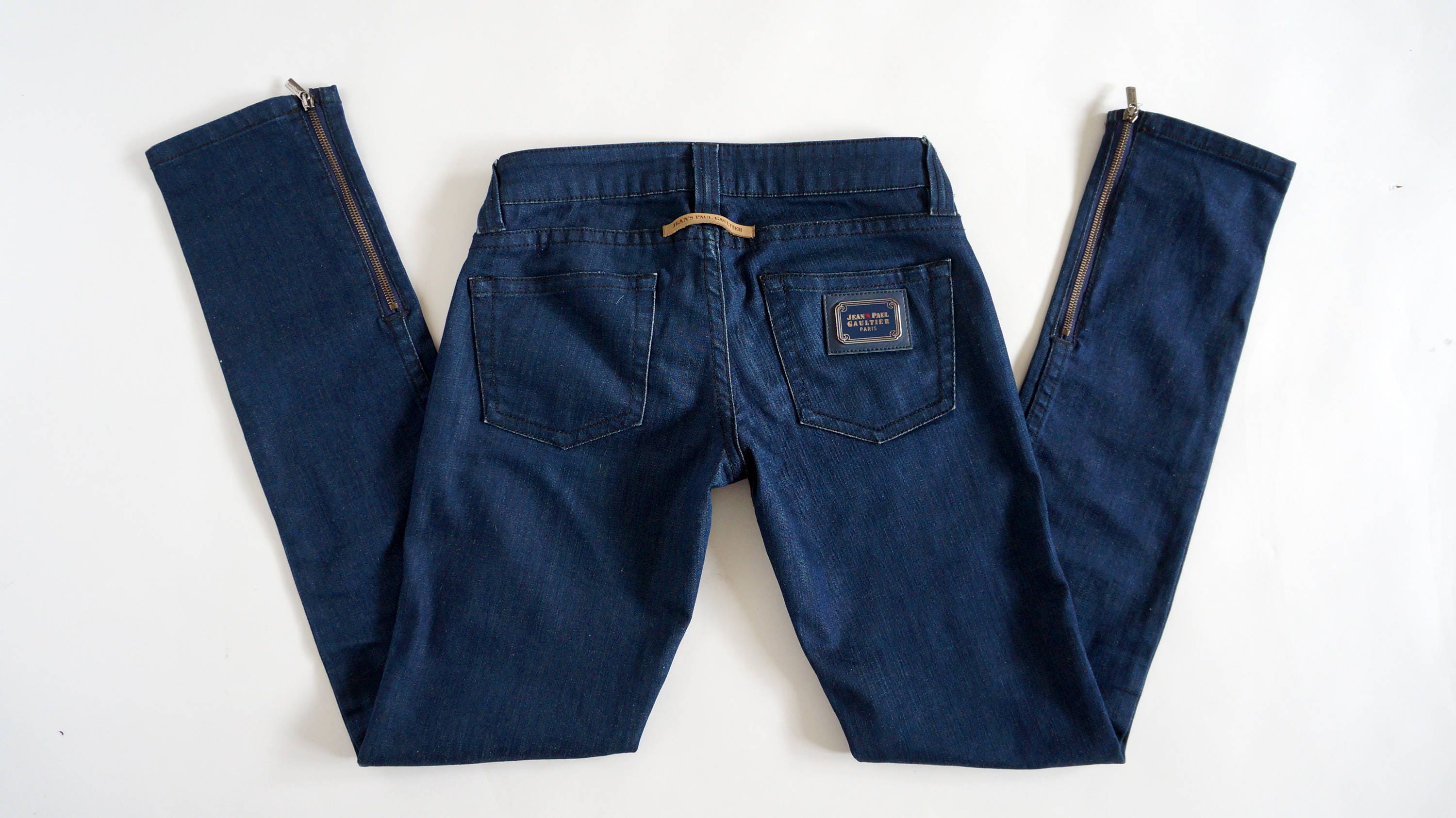 Straight jeans John Galliano Blue size 43 FR in Denim - Jeans