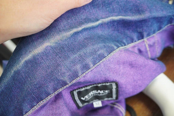 Versace denim jacket jeans vintage Versace Jeans … - image 2