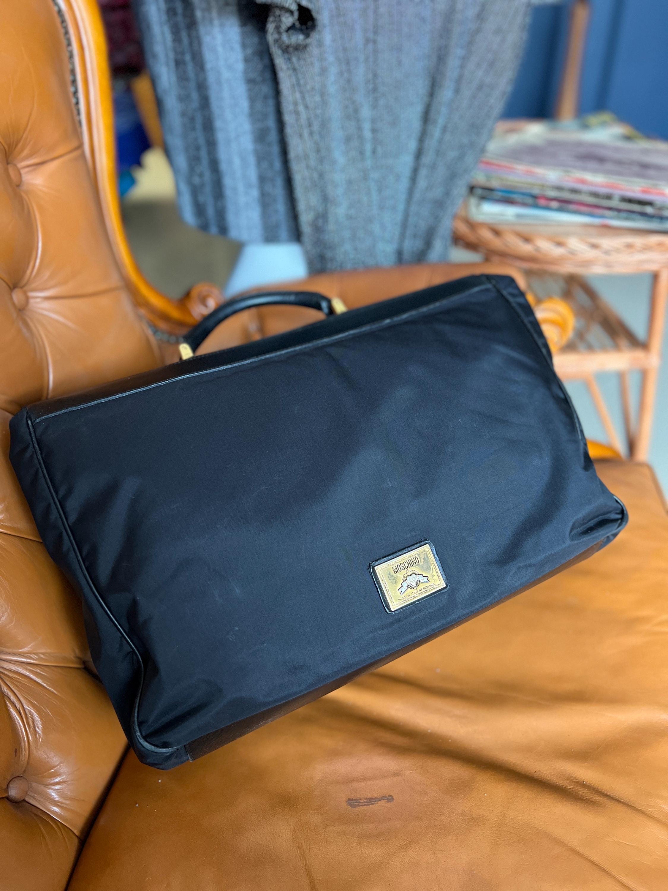 モスキーノ レッドウォール ブリーフケース ヴィンテージ ナイロン