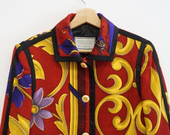 jacket ファー ジャケット ヴェルサーチ ビンテージ 90s 00s Yahoo!オークション - 超希少 GIANNI VERSACE 90s vintage