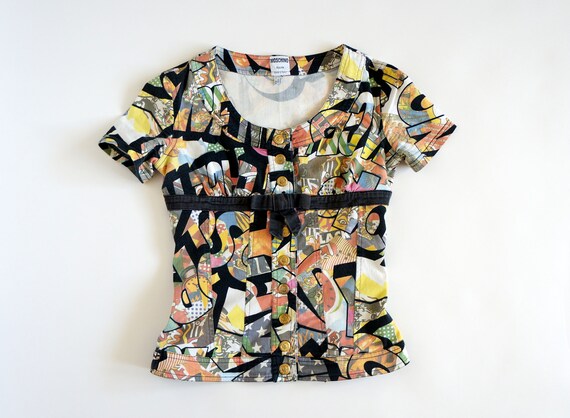 moschino mickey mouse shirt